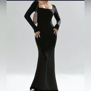 Elegant Black Dress, New